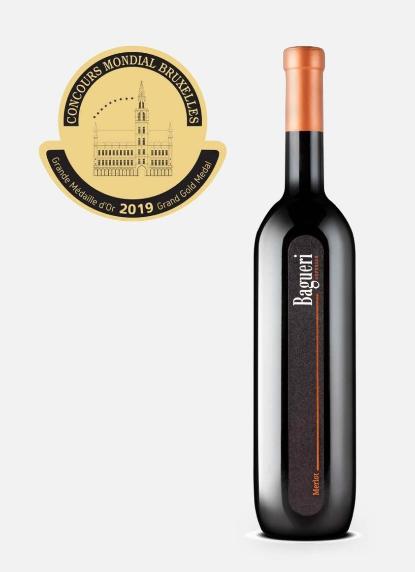 Fles Slovenië - Brda - KLET - "BAGUERI" Merlot