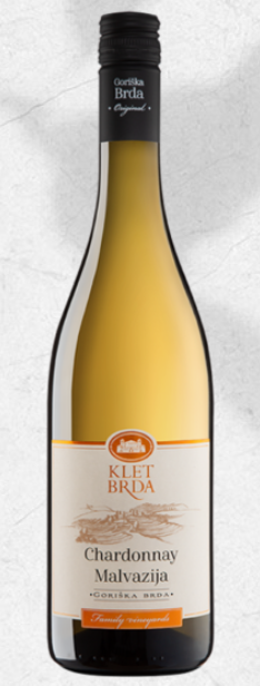 Fles Slovenië - Brda - KLET - Chardonnay-Malvazija