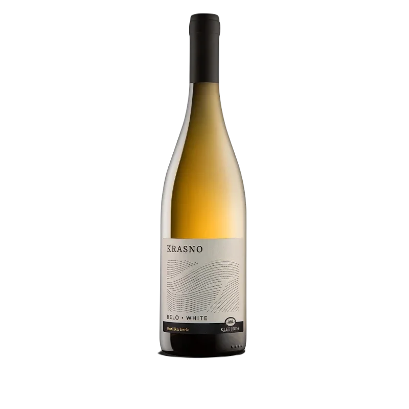 Fles Slovenië - Brda - KLET - Krasno "Belo"