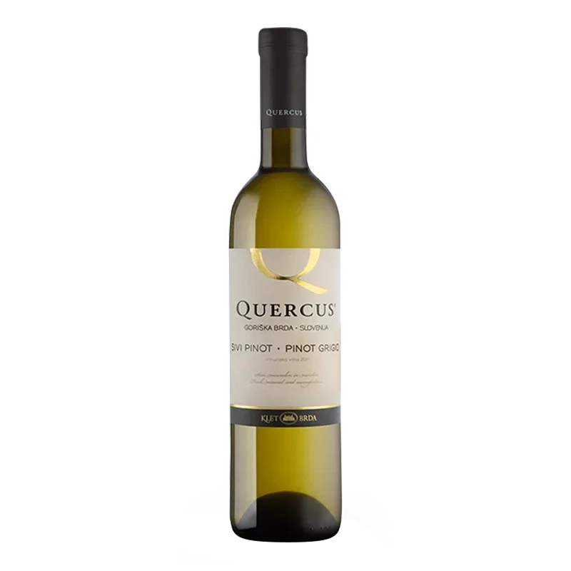 Fles Slovenië - Brda - KLET - Quercus - Pinot Grigio